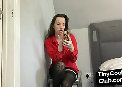Real femdom SPH session to loser