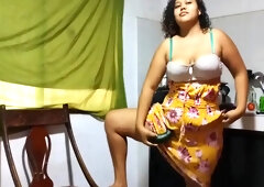 Very Horny Latina Ends Up Masturbating Her Tight Pussy