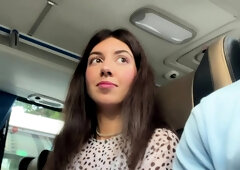 Public Cock Jerking Off On A Bus Full Of People - Made Him