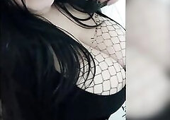 big beautiful woman emo angel watching a One-piece anime compilation rule34 AI