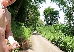 Public Cock Flash Naked Outside, Finished In Shower And Bed With Cumshot