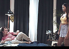 Ebony Whore Lia Lin Used and Fucked while the Time is Frozen - Freeze Face Fucking