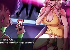 FutaDom World - Public fornication during the time that drinking on the bar (two)