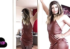 April Hose crossdresser sissy whore rides on her vibrator and cums. Check out this gorgeous feet in nylon and jerk with her.