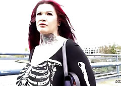 GERMAN SCOUT - Plump Sabien DeMonia Butt Fucking