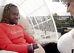 The Freaky T Screws White Cougar Sara Jay! Interracial Time!