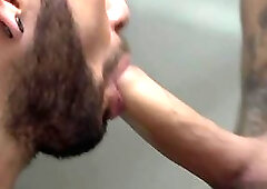 Muscle gay oral sex and cumshot