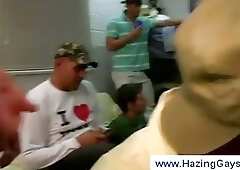 Teenage gay takes multiple cumshots