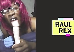 Your Concupiscent Girlfriend Gives u Sloppy Head untill u Cum on her Glasses