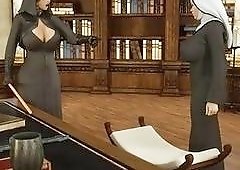 3D pictures of shemale nun getting ravished