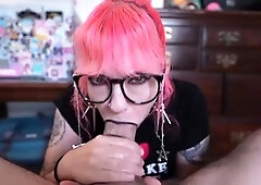 Lilredvelvet Goth Asmr Eye Contact Blowjob