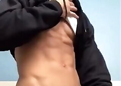 Swimmer Hunk: Dirty talk while jerking off