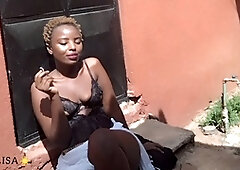 Ebony with a sweaty big booty