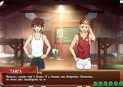 Game: Camp Pals Path two, Sequence 28 - Taiga and Scoutmaster (Russian voice acting)