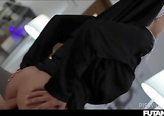 Real life Futanari - Josephine Jackson holy girl but her futaclone so unholy Fucks and Creampie - PissVids