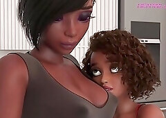 ? Final Animation Explodes as Ebony Dickgirl Gets Slammed Deep Like Crazy by BBC