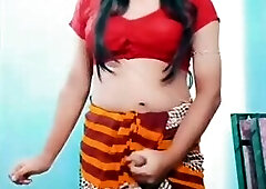 Indian Shemale In Saree Cumshot