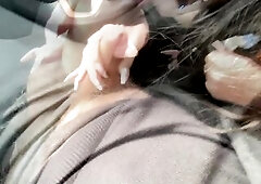 Met a beauty in the woods and teased her in the butt