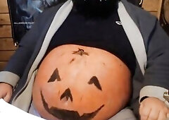 Cheerful Halloweenie