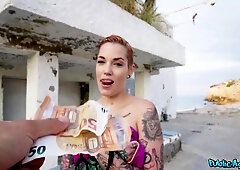 Tattooed Nymph Silvia Rubi Takes My Euros For Sex On