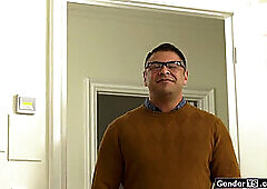 Velký zadek, shemale blowjob