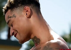 Vincent and Sonny big dicks fills each others hole