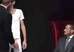 MormonBoyz - Two missionaries fuck as punishment for priest daddy