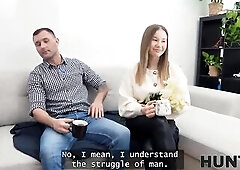 HUNT4K. Amalia Davis showed her cunt to her fresh neighbor