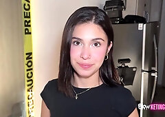 Bewitching Nerdy 18yo With Braces Comes To Ask For Hard Sex Desperately