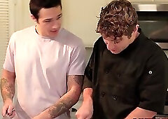 Jayden Marcos takes his cooking teacher in his room for some fun