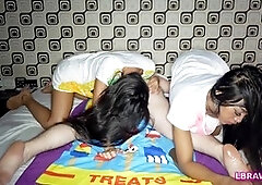 Steamy massage session with two Thai ladyboys and Peachy Lily