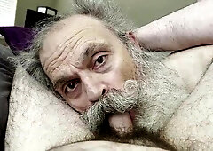 Senior Dude Giant Moustache Sucker