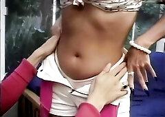 Tgirl Nympho Takes Multiple Loads in Her Holes