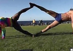 Muscle gay anal sex with cumshot