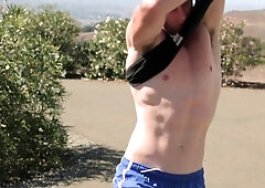 Next Door Male: Sitting and Stroking in Earnest