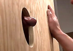 Lustful Guy Sucking Unknown Cock