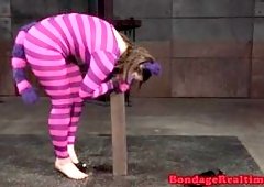 Bootylicious slut dominated with toys