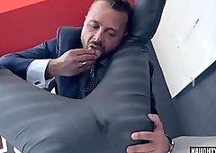 Muscle gay fetish with cumshot