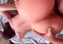 Big ass Iranian enjoy fucking in doggy position