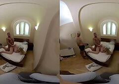 Huge Cock Destroys Submissive Blonde with Huge Natural Tits - PornoDanVR