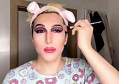 Sissy whore feminization before fuck