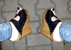 Crossdresser lingerie and heels, fledgling