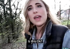 Public Agent - I make this Hawt American Tourist SQUIRT in the WOODS