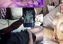 Naked Transsexuals With Their Cocks Exposed Makes OG Bust Cum Out Of His Dick