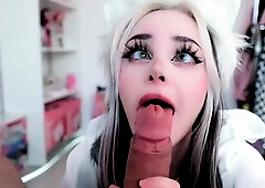 Pinkloving hottie bounces on my lollipop like a