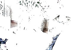 Young t-girl with great tits masturbates with a cucumber solo