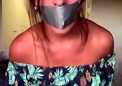 neck and tape fetish