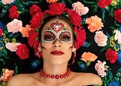 It's Day of The Dead and amazing Eliza Ibarra and Katana Kombat are here to celebrate it the best way they know how! The two frolic in a beautifu