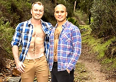 Frankie fucks Brayden outdoors and indoors