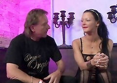 That babe likes to Gulp Goo!!! This babe likes to feel many GIANT Ramrods